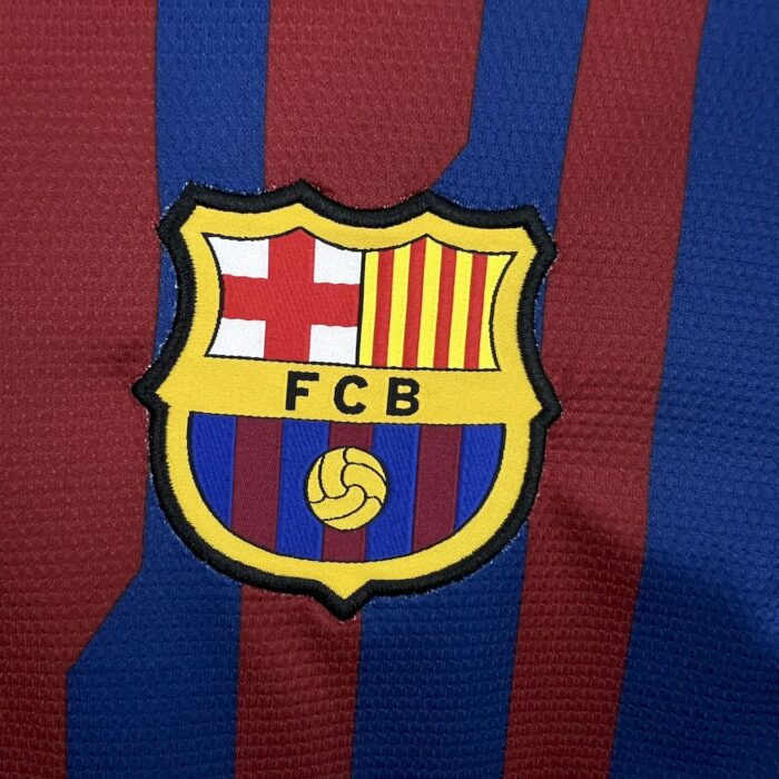 Retro Barcelona 2011/12 Home Long Sleeve Jersey - Image 5