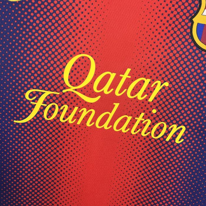 Retro Barcelona 2012/13 Home Long Sleeve Jersey - Image 5