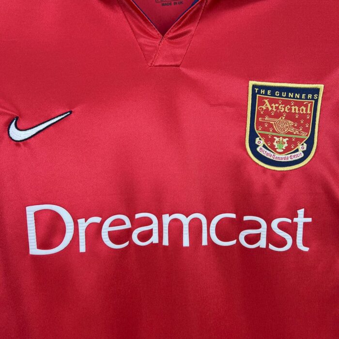 Retro Arsenal 1999/00 Home Jersey - Image 4