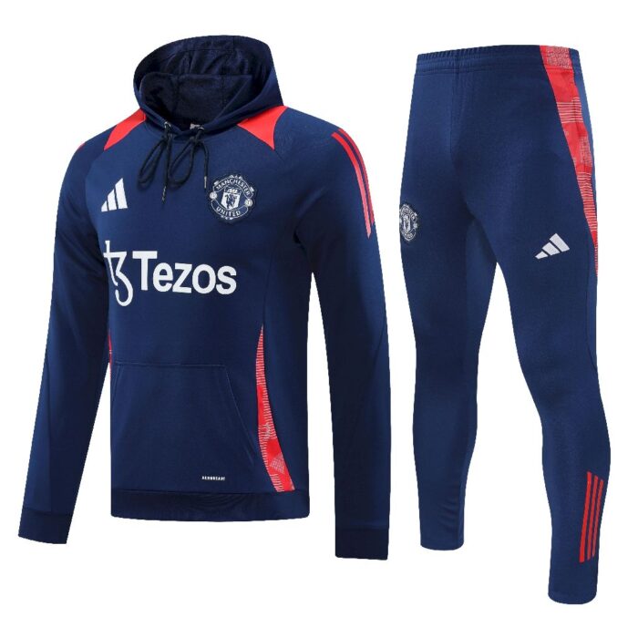 Mens Manchester United 2024/25 Hoodie+Pant 418 - Image 5