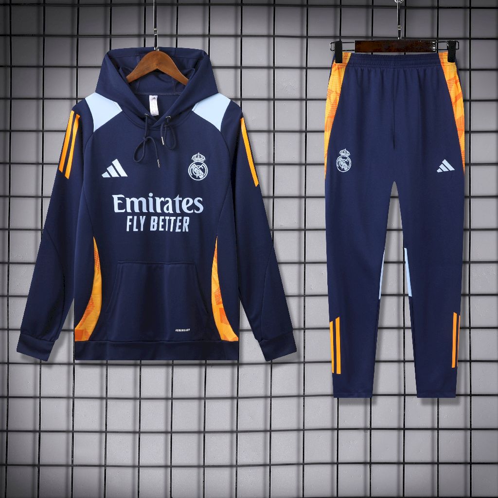 Mens Real Madrid 2024/25 Hoodie+Pant 418 - Image 1