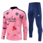 Mens Paris Saint-Germain 2024/25 Half-Zip Sweater+Pant 14001