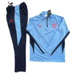 Mens Sevilla FC 2024/25 Half-Zip Sweater+Pant SL