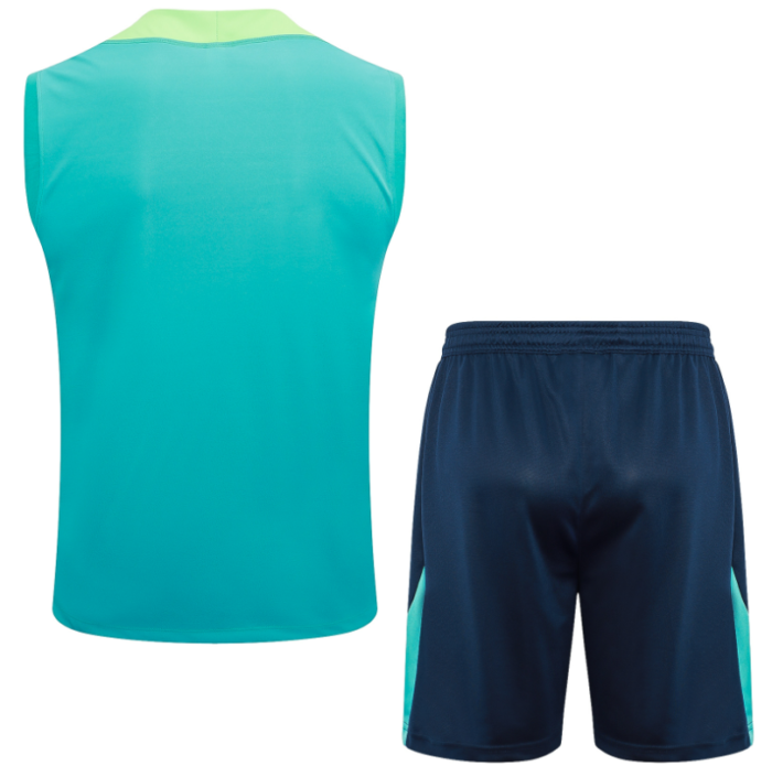 Mens Brazil 2024/25 Tank Top+Short 815 - Image 2