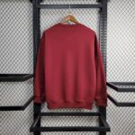 Mens Barcelona 2025 Red Football Hoodie - Image 2