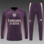 Mens Arsenal 2024/25 Half-Zip Sweater+Pant Brown 14001