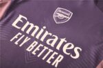 Mens Arsenal 2024/25 Half-Zip Sweater+Pant Brown 14001 - Image 3