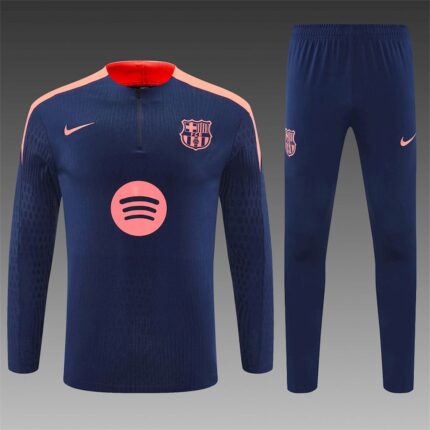 Mens Barcelona 2024/25 Half-Zip Sweater+Pant 14001