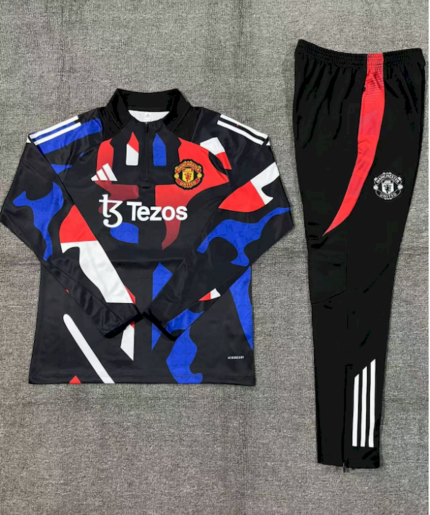 Kids Manchester United 2024/25 Half-Zip Sweater+Pant 14001 – view 2