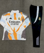 Kids Real Madrid 2024/25 Half-Zip Sweater+Pant 14001 - Image 2