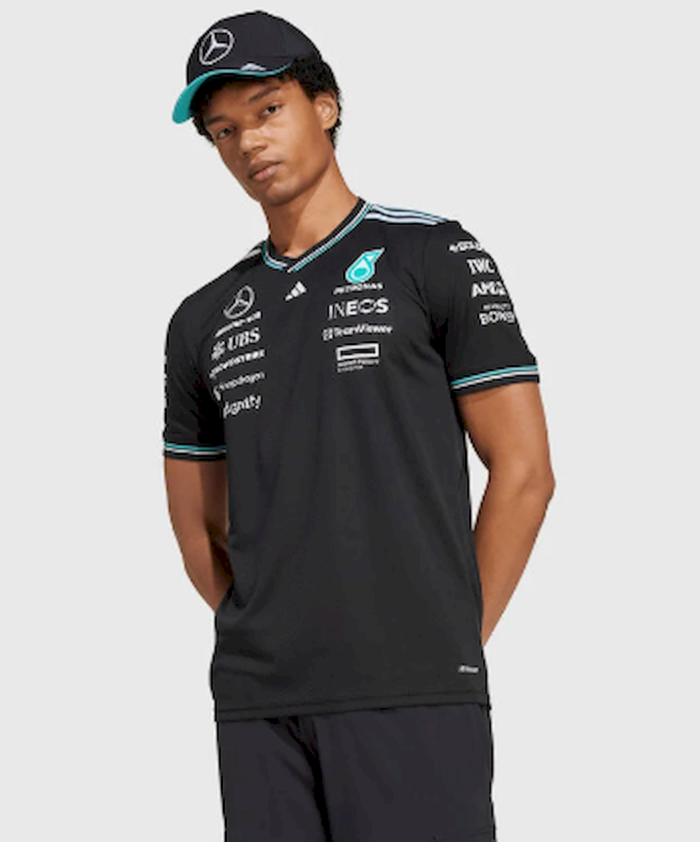 Mercedes Benz 2025 F1 black Shirt – view 3