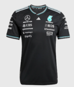 Mercedes Benz 2025 F1 black Shirt