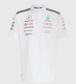 Mercedes Benz 2025 F1 white Polo Shirt
