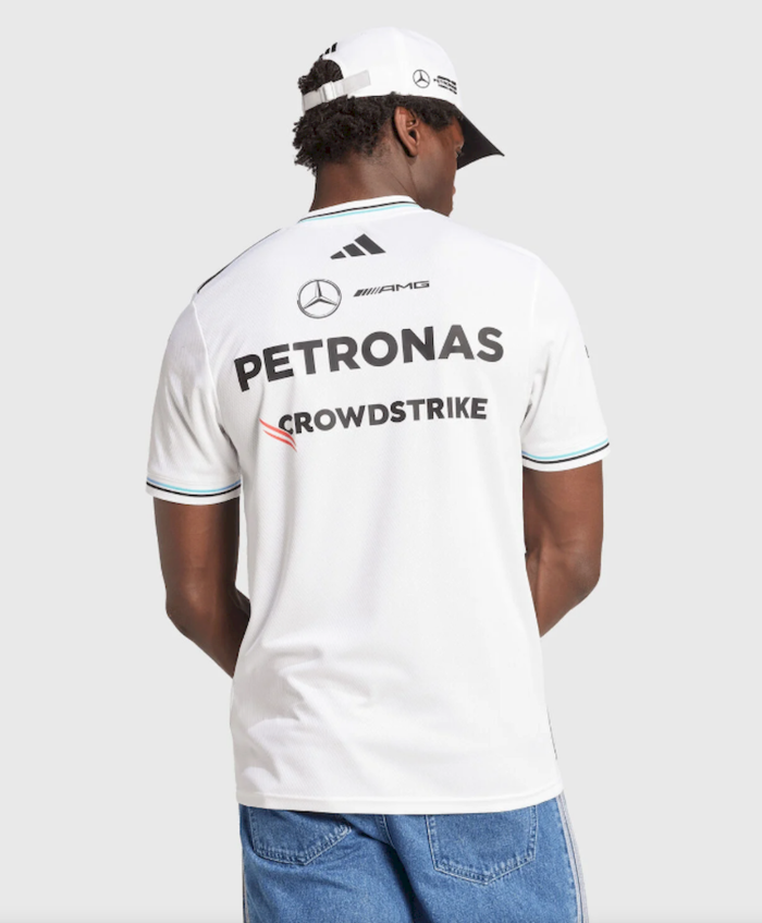 Mercedes Benz 2025 F1 white Shirt - Image 2