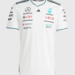 Mercedes Benz 2025 F1 white Shirt