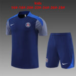 Kids Paris Saint-Germain 2024/25 Training Jersey+Short 14001