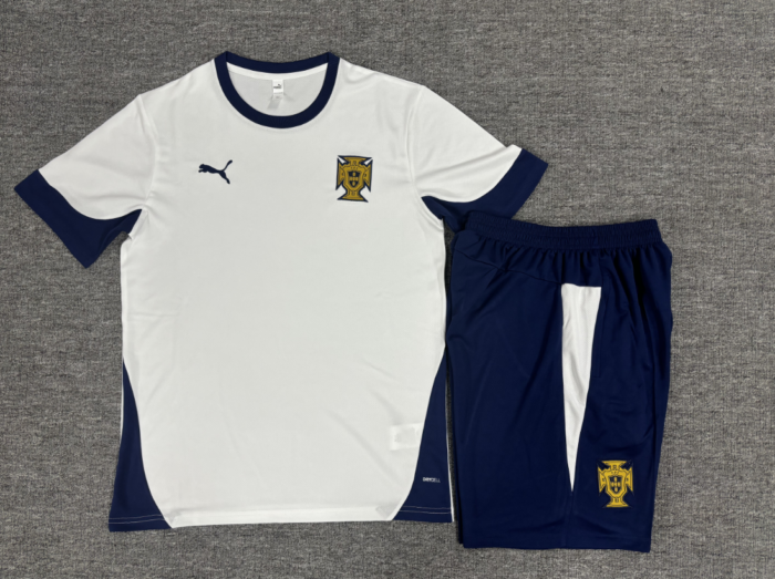 Kids Portugal 2024/25 Training Jersey+Short 14001 - Image 2