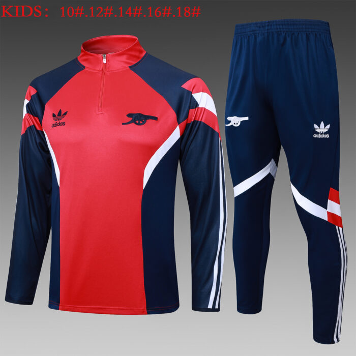 Kids Arsenal 2024/25 Half-Zip Sweater+Pant 815 - Image 2