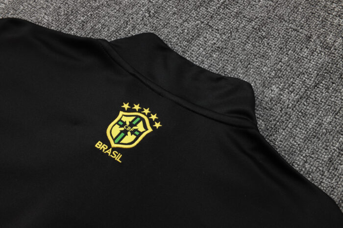 Kids Brazil 2024/25 Half-Zip Sweater+Pant 815 - Image 3
