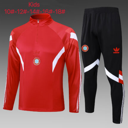 Kids Bayern Munich 2023/24 Half-Zip Sweater+Pant 815