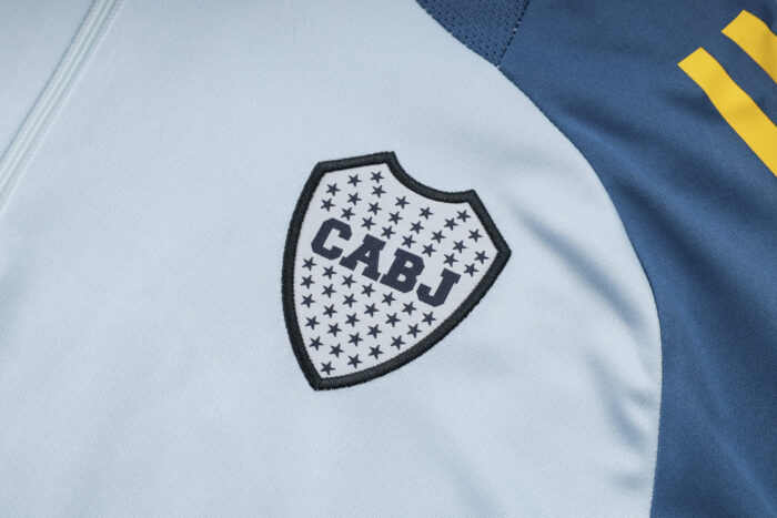 Mens Boca Juniors 2024/25 Half-Zip Sweater+Pant 815 - Image 4