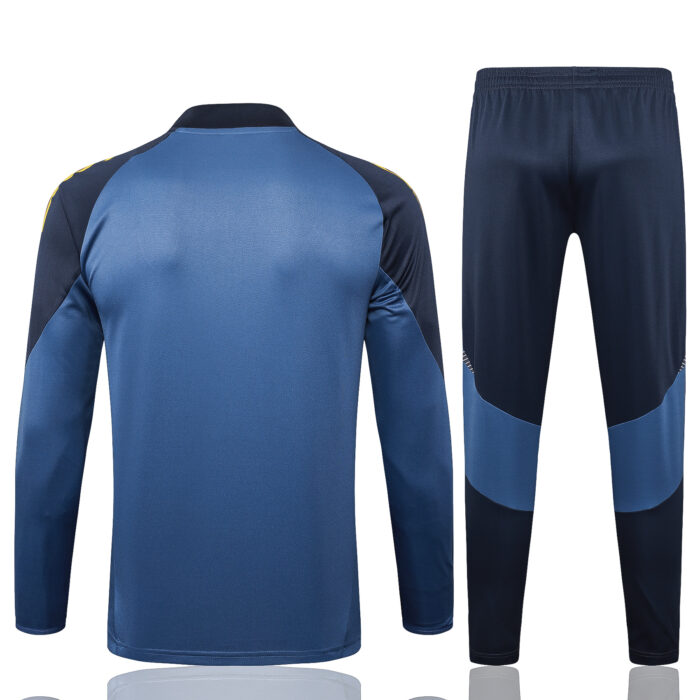 Mens Boca Juniors 2024/25 Half-Zip Sweater+Pant 815 - Image 2
