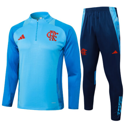 Mens Flamengo 2024/25 Half-Zip Sweater+Pant 815
