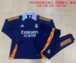 Kids Real Madrid 2024/25 Half-Zip Sweater+Pant 815