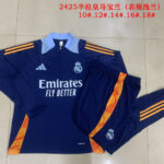 Kids Real Madrid 2024/25 Half-Zip Sweater+Pant 815