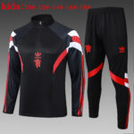 Kids Manchester United 2024/25 Half-Zip Sweater+Pant 815