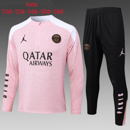 Kids Paris Saint-Germain 2024/25 Half-Zip Sweater+Pant 815