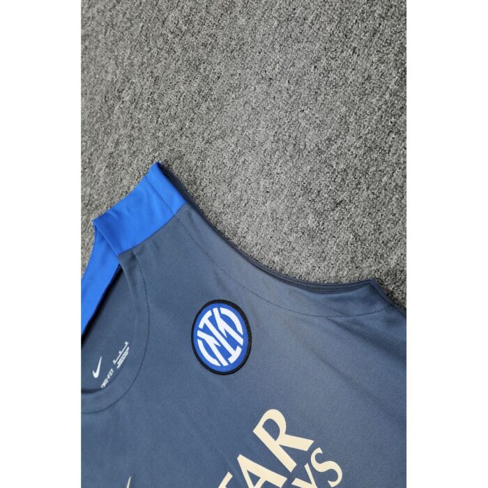 Mens Inter Milan 2024/25 Tank Top+Short 418 - Image 3