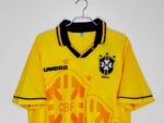 Retro Brazil 1994 Home Jersey - Image 4