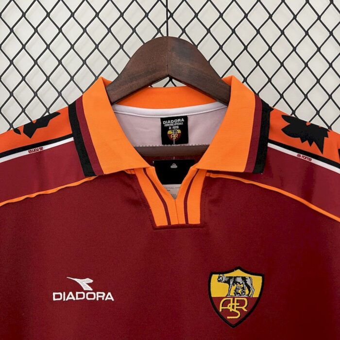 Retro AS Roma 1998/99 Home Jersey - Image 4