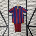 Retro Barcelona 2005/06 Home Kids Kit - Image 2