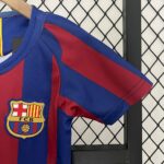 Retro Barcelona 2005/06 Home Kids Kit - Image 3