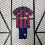Retro Barcelona 2009/10 Home Kids Kit