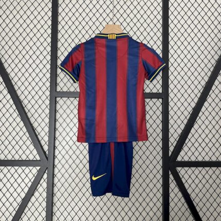 Retro Barcelona 2009/10 Home Kids Kit – view 2