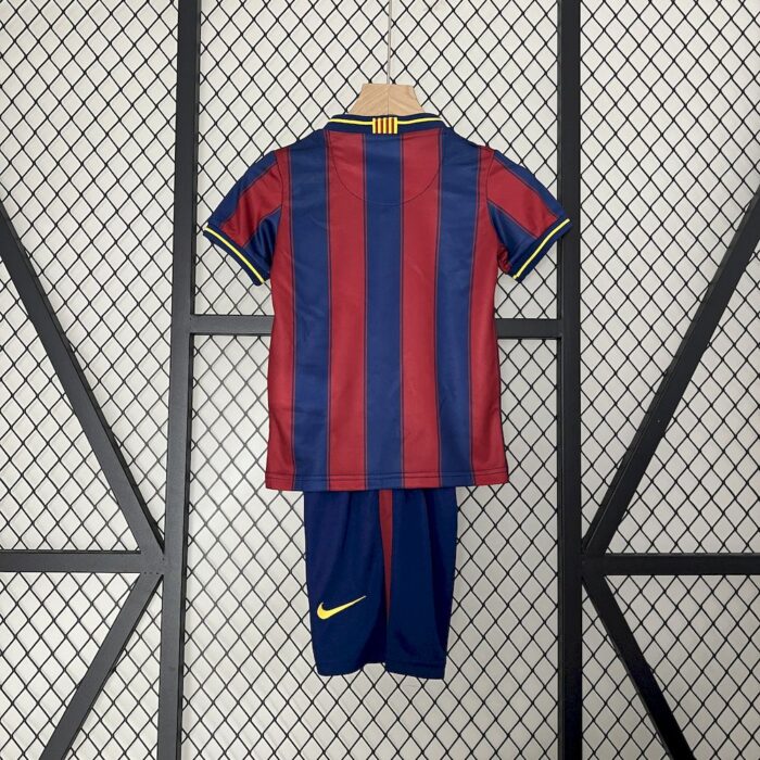 Retro Barcelona 2009/10 Home Kids Kit - Image 2