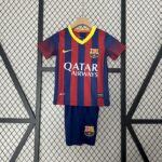 Retro Barcelona 2013/14 Home Kids Kit
