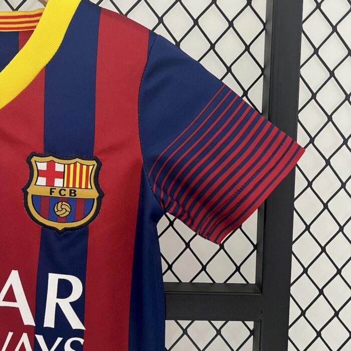Retro Barcelona 2013/14 Home Kids Kit - Image 5