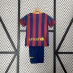 Retro Barcelona 2013/14 Home Kids Kit - Image 2