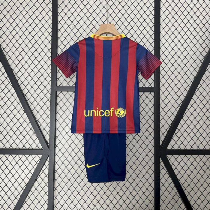 Retro Barcelona 2013/14 Home Kids Kit - Image 2