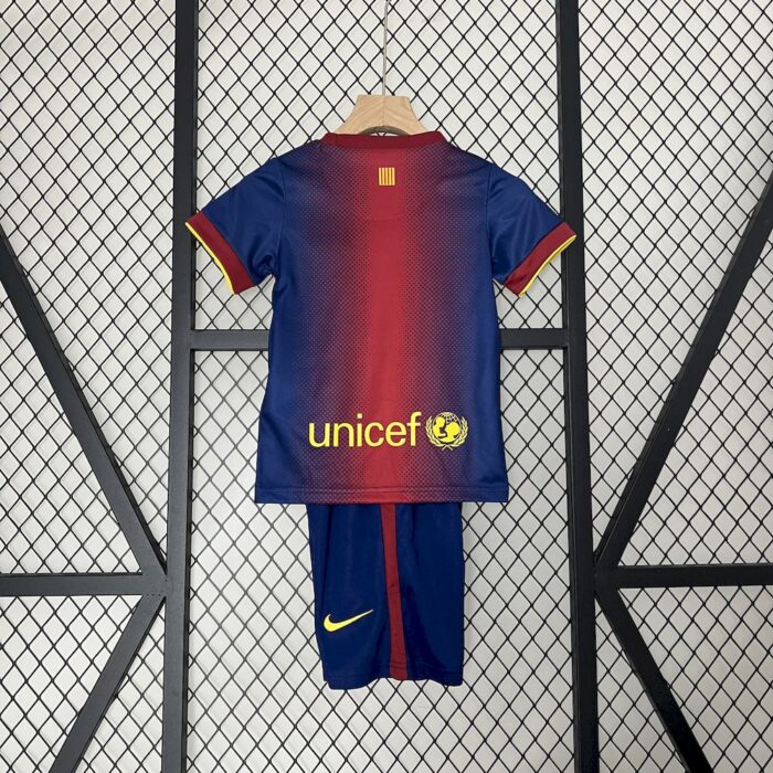 Retro Barcelona 2012/13 Home Kids Kit - Image 2