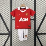 Retro Manchester United 2010/11 Home Kids Kit