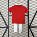 Retro Manchester United 1999/00 Home Kids Kit - Image 2