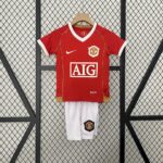 Retro Manchester United 2006/07 Home Kids Kit
