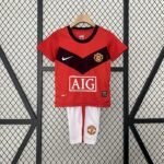 Retro Manchester United 2009/10 Home Kids Kit