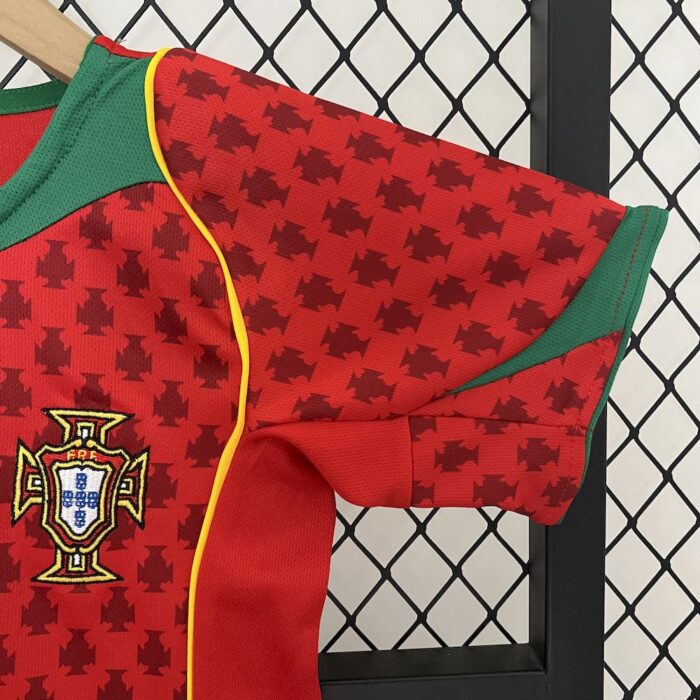 Retro Portugal 2004 home Kids Kit - Image 3