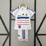 Retro France 1998 away Kids Kit